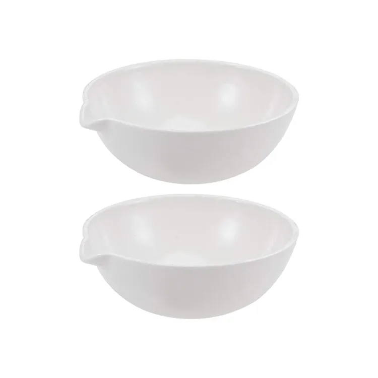 60ml 100ml 125ml 200ml Pinggan Penyejat Porselin Digunakan dalam Makmal Kimia