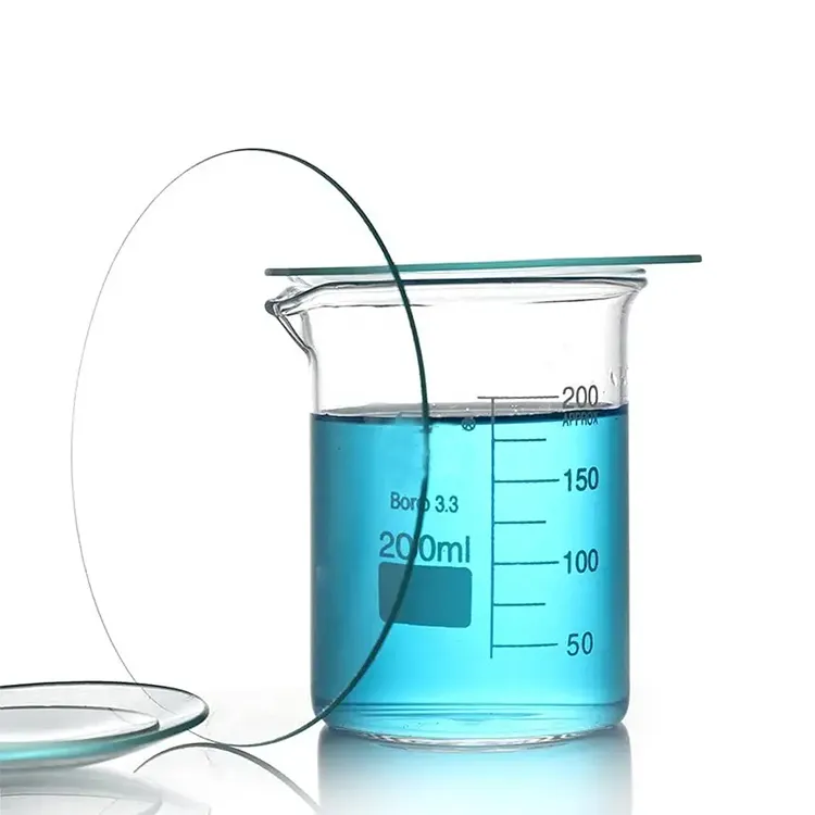 Laboratory Borosilicate 60mm 80mm 90mm 100mm Smooth Edges Watch Glass